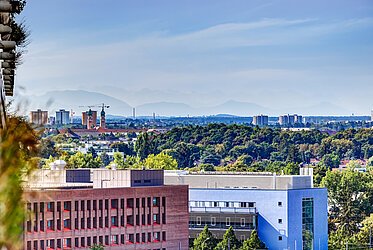 Laim: 1-Zimmer Apartment mit Blick über München