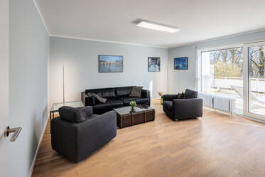 Nymphenburg運河沿いの高台住宅地